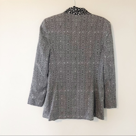 Silence + noise mixed pattern blazer black/white M - Picture 2 of 8